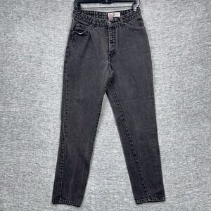 Vintage Gap Women's Black High Rise Denim Jeans Size 11/12 Mom Y2K Cotton Slim